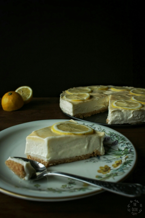 Citronový cheesecake